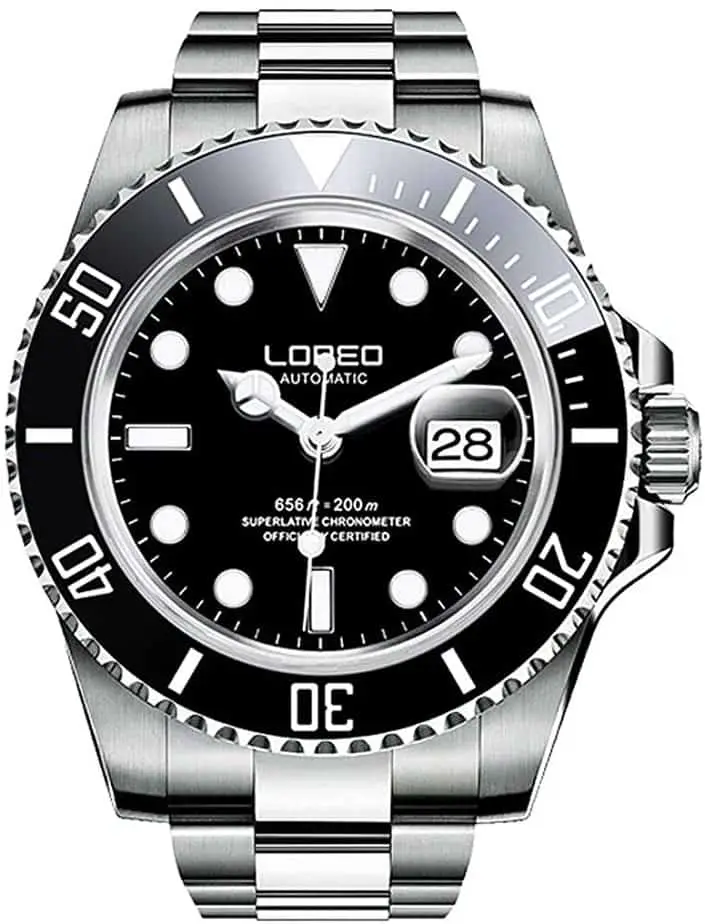 loreo submariner automatic dive watch review