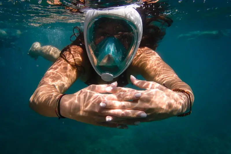 Full Face Snorkel DivingMask Scuba Swimming Water SportSnorkeling Water N1Q1 
