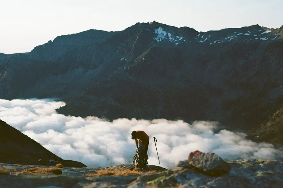 hiking after diving