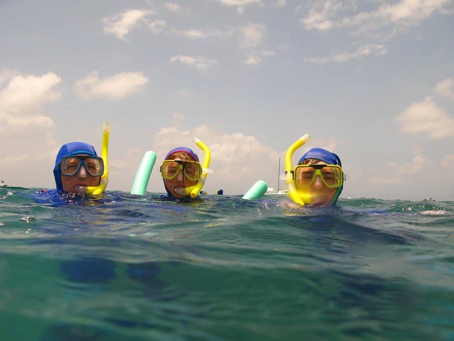 is snorkeling a water sport