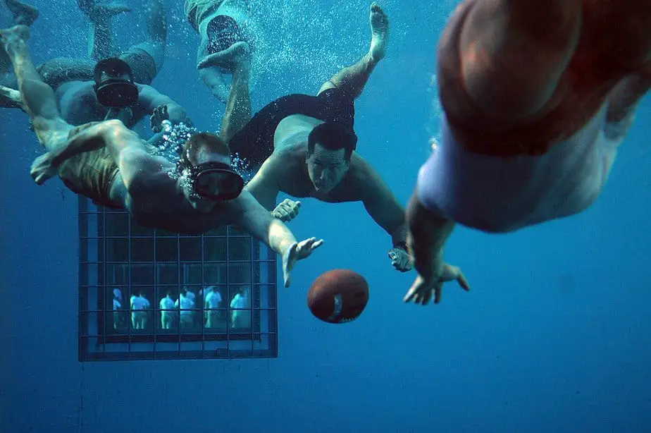 underwater football