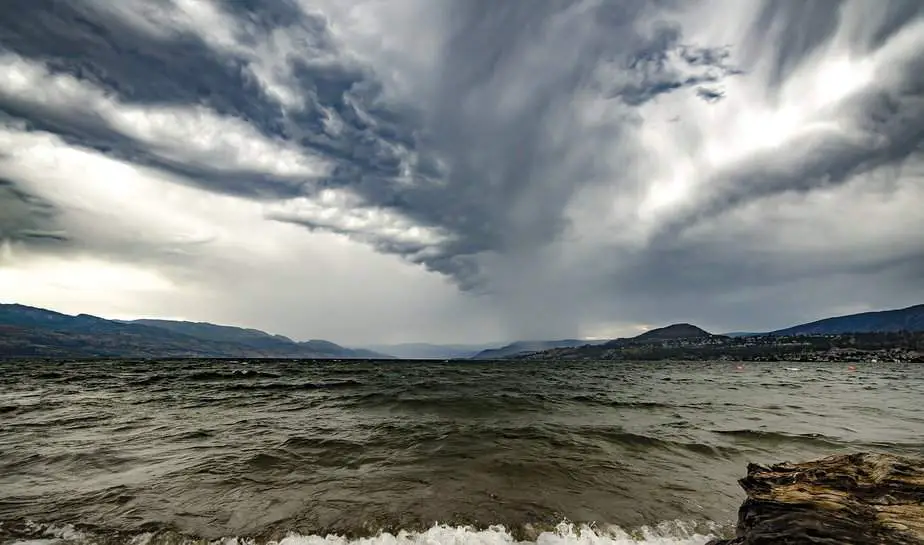 snorkeling in heavy rainfall