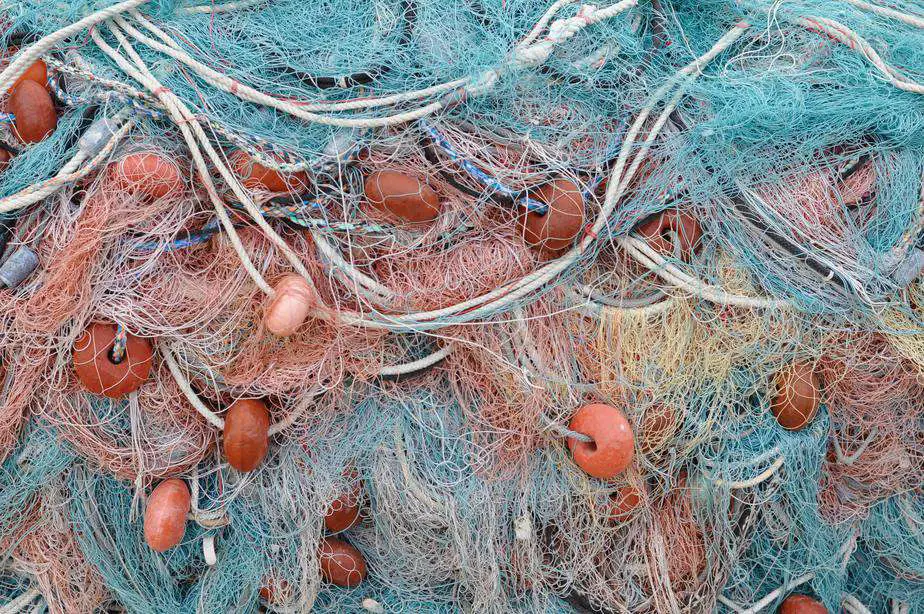 bundle of fishing net