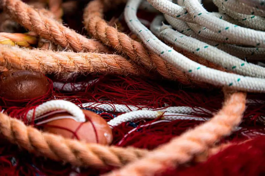 ropes and fishing nets