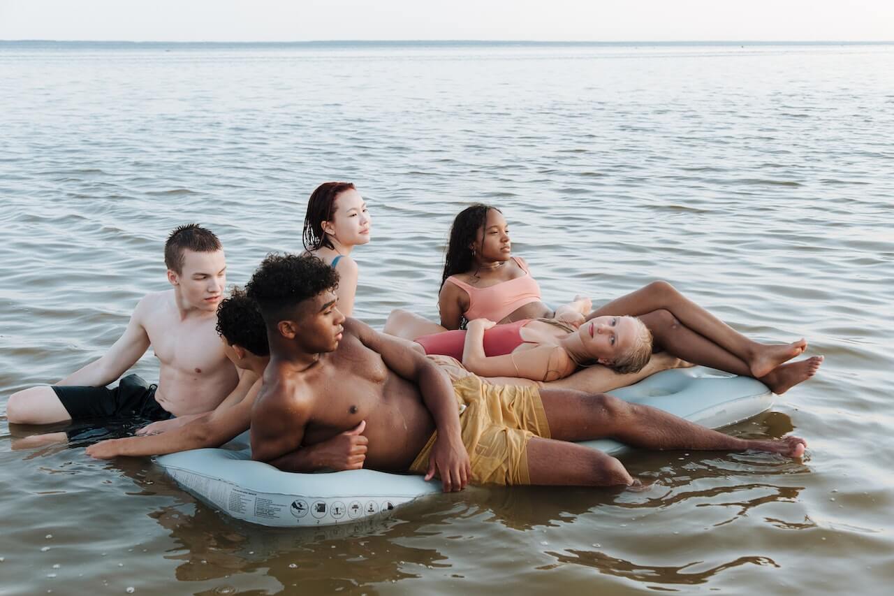 Using a Pool Float as an Air Mattress