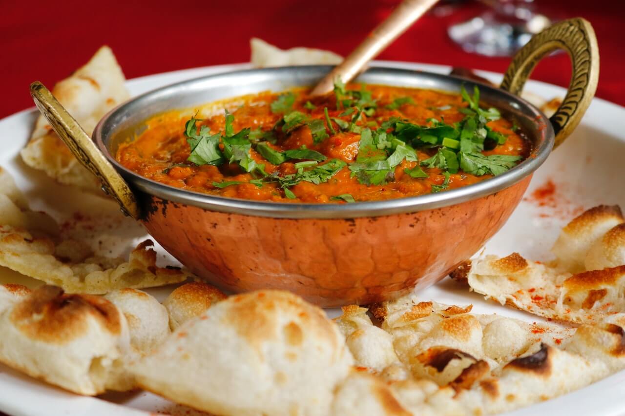 spicy indian food